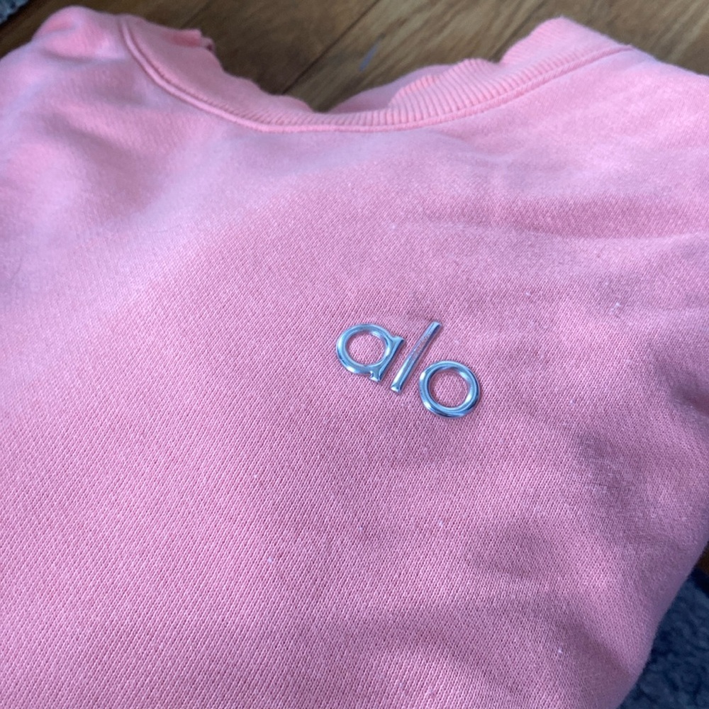 ALO Yoga Pink Sweatshirt